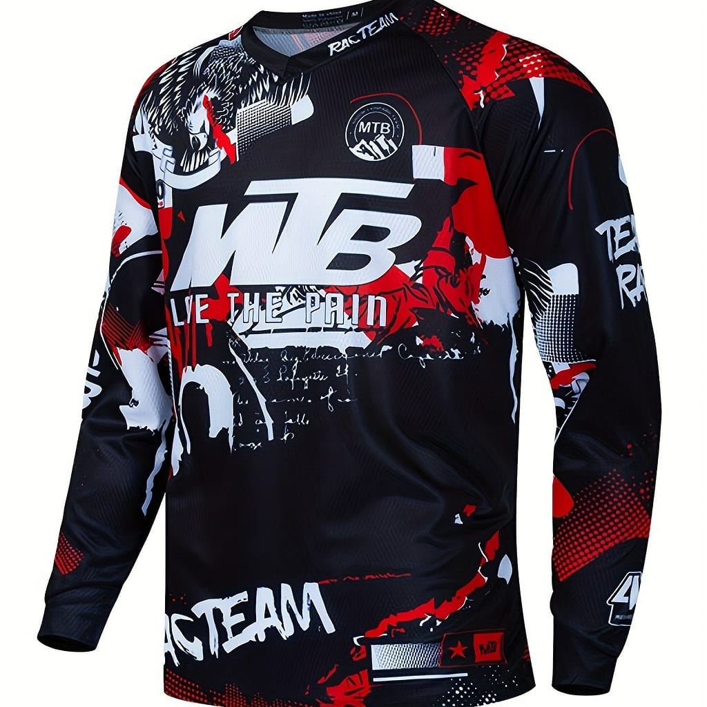 2023 Mtb Jersey Downhill Racing T-shirt For Cycling, Motorcycle, And Off-road Biking, Long-sleeve Sports Top. Clothing, Shoes & Jewelry Shop Online at Dubai Trades 2