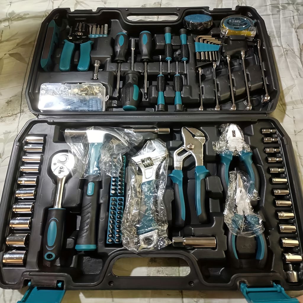 281pcs Complete Home Tool Kit – Portable & Durable With Socket Wrench, Screwdriver, Hex Keys, Pliers & Storage Case – Ideal For Diy Projects & Gifts Business, Industry & Science Shop Online at Dubai Trades 2