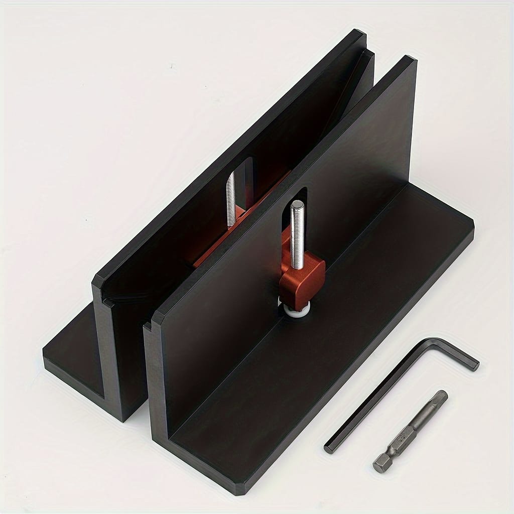 2pcs Aluminum Right Angle Fixture For Woodworking – Ideal For Tenoning, Slotting & Dovetail Joints On Photo Frames And Drawers Angle Clamps Shop Online at Dubai Trades 2