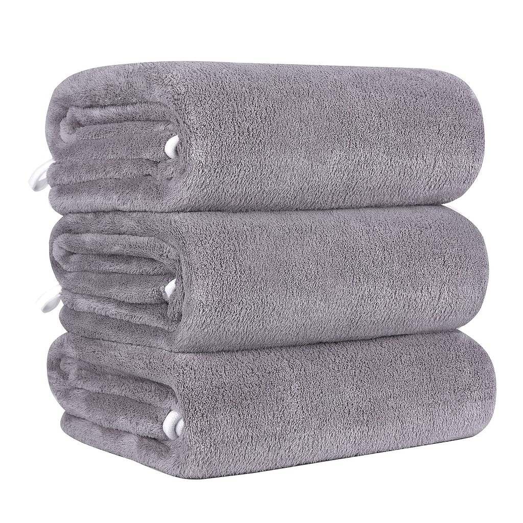 3 Pieces Quick Dry Microfiber Bath Towel For Spa, Yoga, Fitness Outdoor Travel, Bathroom, Super Absorbent Bath Towel, Multicolor Available Christmas Gift Camping & Hiking Shop Online at Dubai Trades 2
