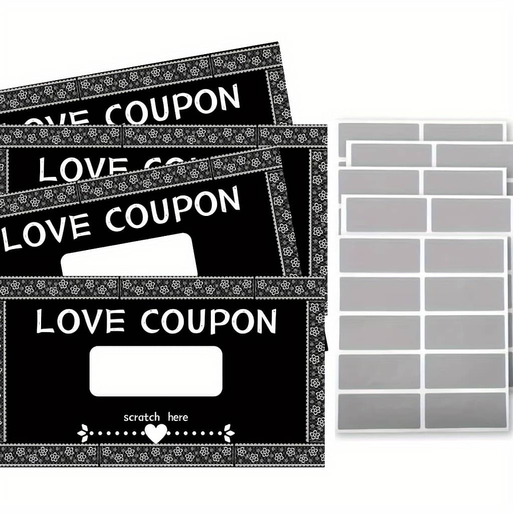 30pcs Scratch-off Love Coupons – Funny Birthday & Mother’s Day Greeting Cards, Creative Diy Gift Ideas For Parties & Holidays Card Stock Shop Online at Dubai Trades 2