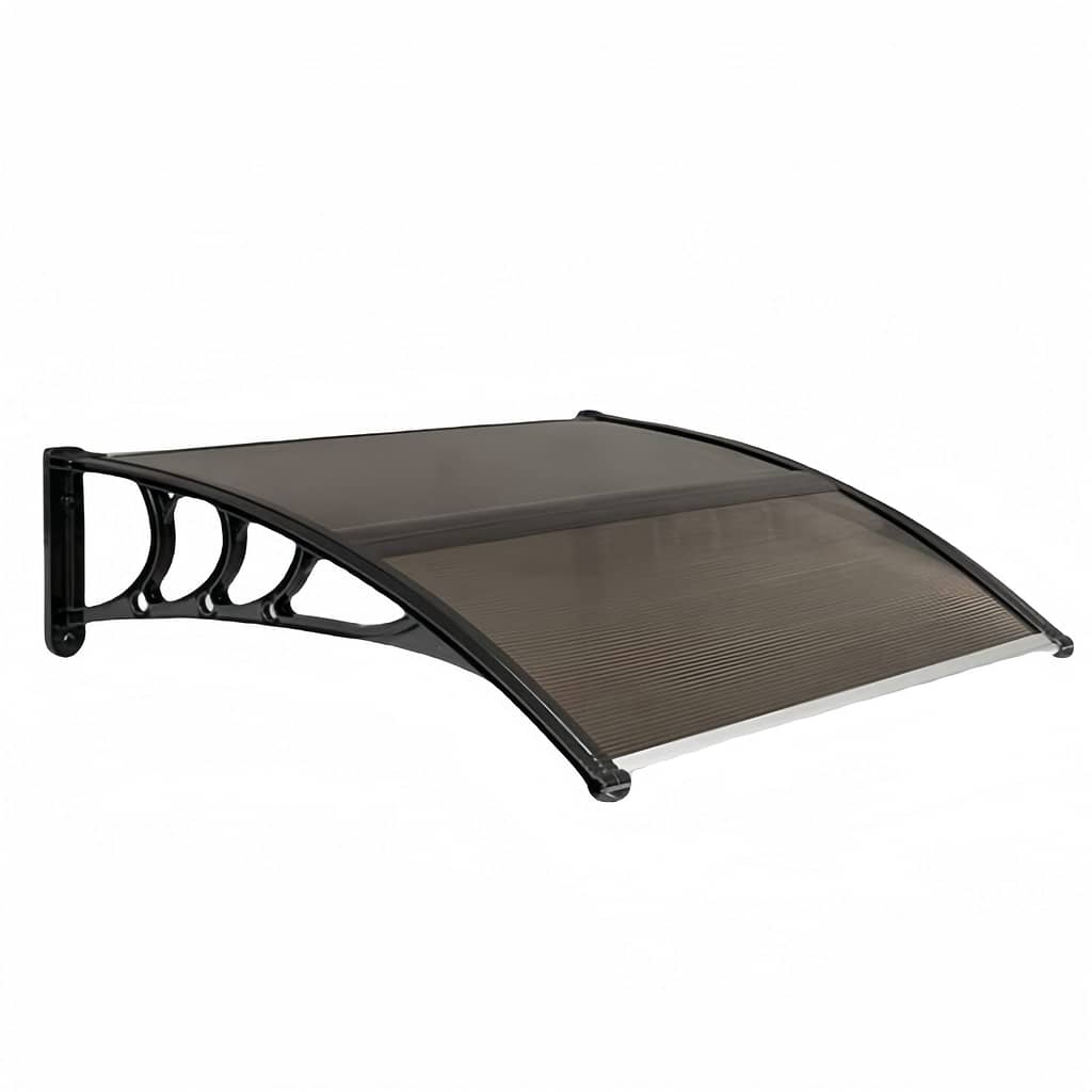 30″x40″ Outdoor Window And Door Awning, (brown Panels & Black Brackets) – Ideal For Patio, Deck, Or Garden, Garden Awning | Modern Awning | Durable Awning Awnings Shop Online at Dubai Trades 2