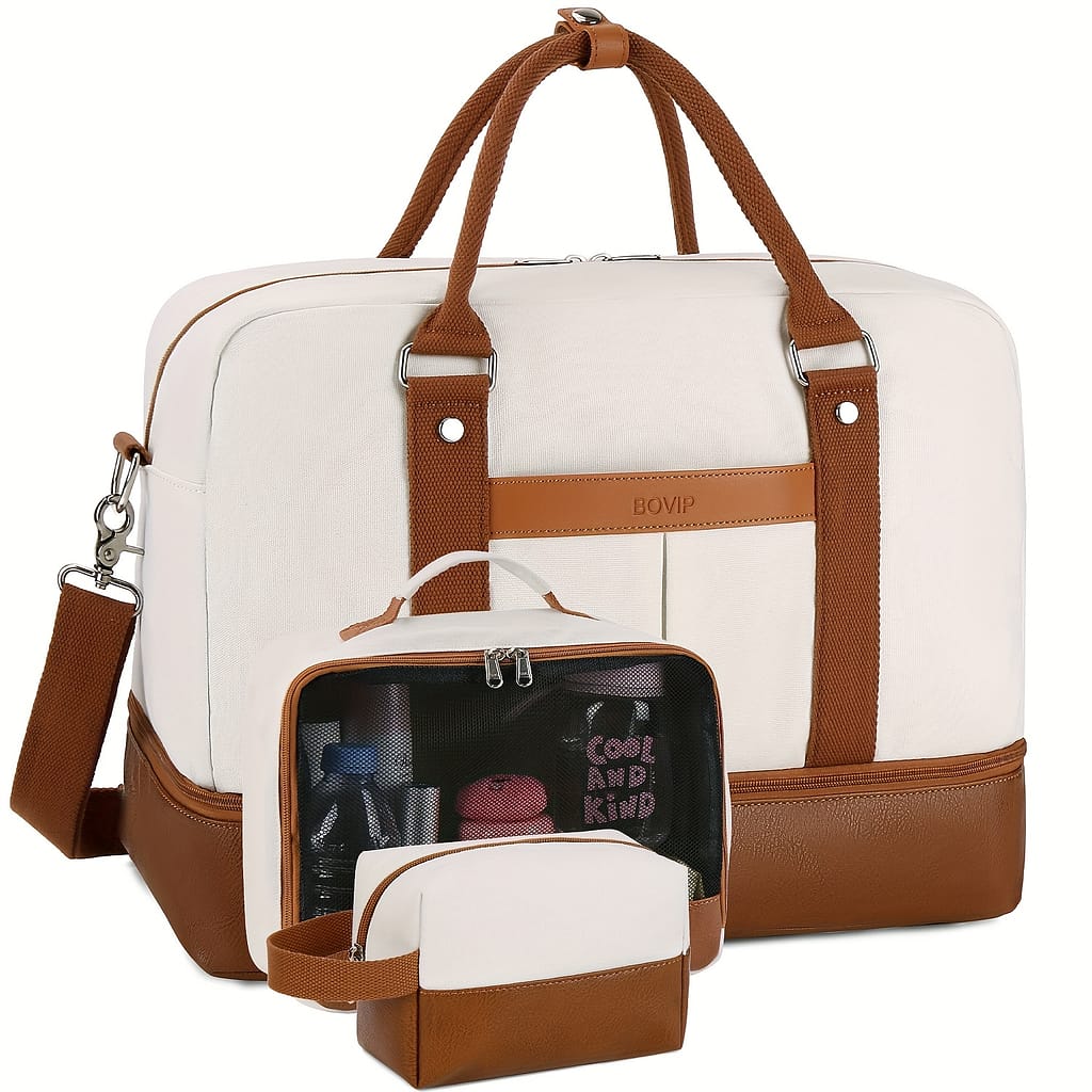 3pcs/set Large Capacity Duffle Bag, Sports Fitness Gym Tote Bag, Weekender Overnight Bag & Luggage Suitcase Organizer For Travel Clothing, Shoes & Jewelry Shop Online at Dubai Trades 2