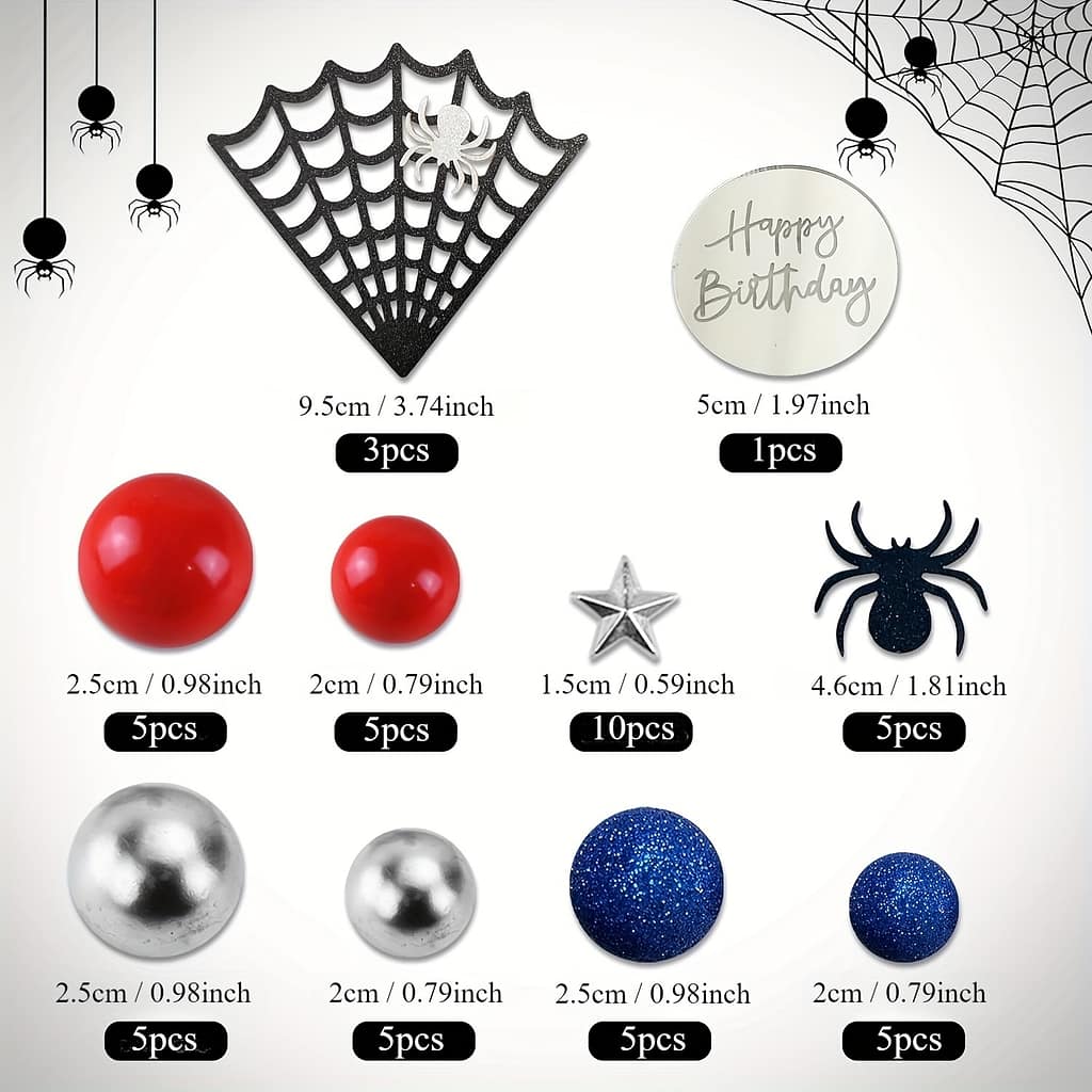 49pcs Cake Decorations With Boy Men’s Birthday Party Supplies () Cake Decorating Supplies Shop Online at Dubai Trades 2