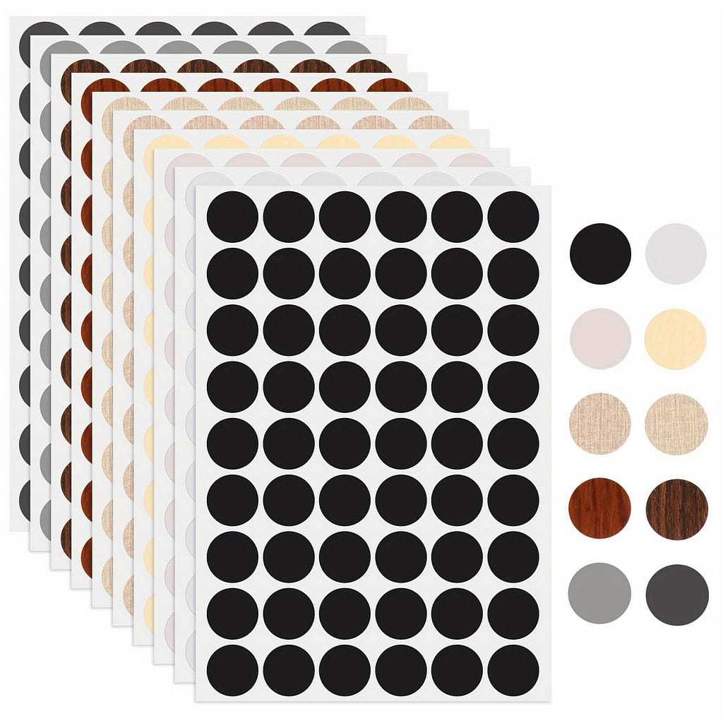 540pcs Self-adhesive Screw Caps – Pvc Decorative Dust Covers In Assorted Colors For Wood Furniture, 21mm Diameter Business, Industry & Science Shop Online at Dubai Trades 2