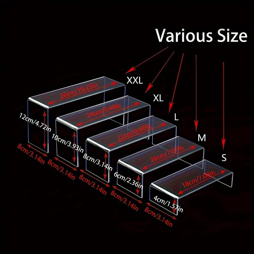 5pcs Acrylic Display Stands Set, Elegant Plastic Pastry Racks For Wedding, Business Gathering, , Multi-scene Dessert Stand, Practical & Stylish Storage Shelves For Various Use Cupcake Stands Shop Online at Dubai Trades 2