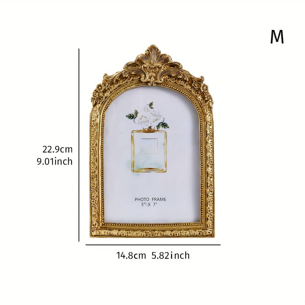 A Vintage European-style Arch Decorative Photo Frame, Comes With A Random Inner Paper, Suitable For Displaying Wedding Photos As Home Decor. Home & Kitchen Shop Online at Dubai Trades 2