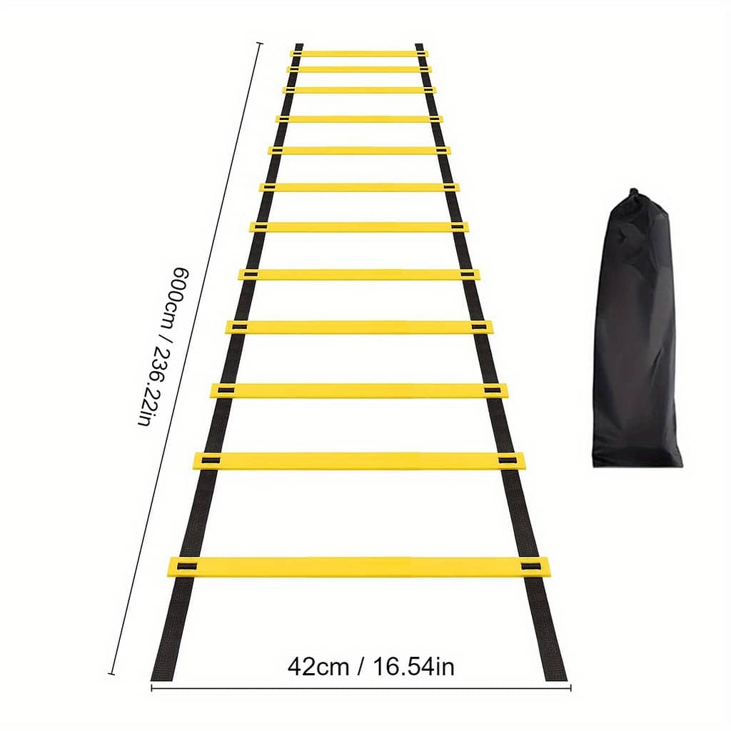 Agility Ladder With Storage Bag Speed Training Equipment With Storage Bag, Football Soccer Fitness Feet Training Training Ladder Agility Ladders Shop Online at Dubai Trades 2
