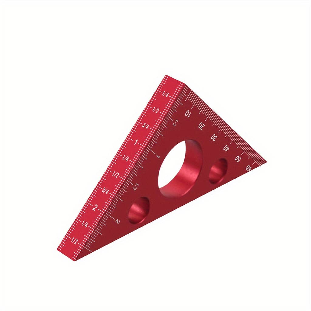 Aluminum Alloy Carpentry Square, 45 & 90 Degree Triangle Ruler, Imperial & Metric Scales, Metal Machinist Square For Woodworking, Diy, Workshop, Measuring Tool Carpentry Squares Shop Online at Dubai Trades 2