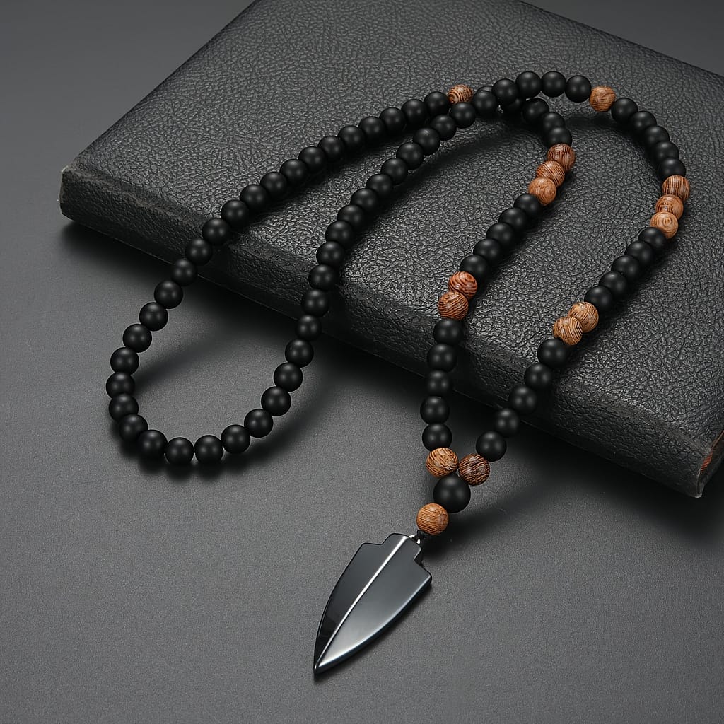 Arrow Pendant Necklace For Men And Women, Beads Necklace Clothing, Shoes & Jewelry Shop Online at Dubai Trades 2
