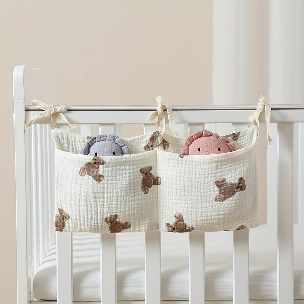 ‘ Bedside Diaper & Toy Organizer – Polyester Hanging Storage Bag For Baby Products Shop Online at Dubai Trades 2