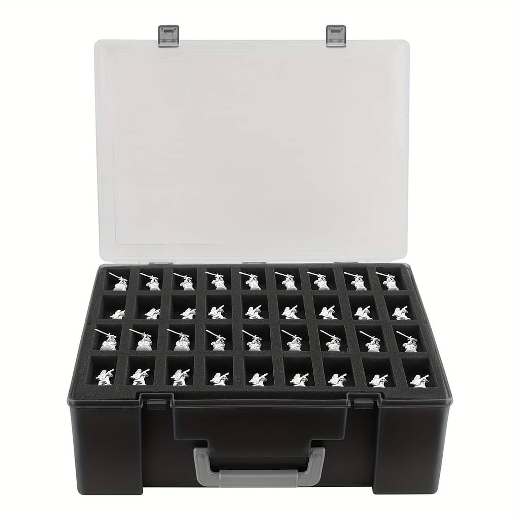 Brappo Mini Storage Case – 108 Compartments, Compatible With 40k, , And More – Durable Plastic, Rectangular Shape, Waterproof, Latch Closure Home & Kitchen Shop Online at Dubai Trades 2