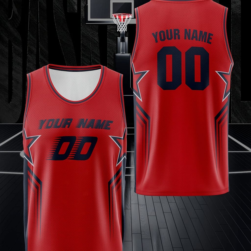 Customized Basketball Tank Top, Polyester 100% Knit Fabric, Scoop Neck, Loose Fit, Breathable & Stretchy, Print, Sports & Casual Wear For Training, Running, Beach, Parties – Adult Basketball Shop Online at Dubai Trades 2