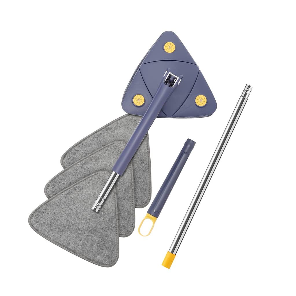 Degree Rotating Triangle Mop Adjustable, Retractable For Cleaning On All Surfaces, Home Cleaning Supplies Shop Online at Dubai Trades 2