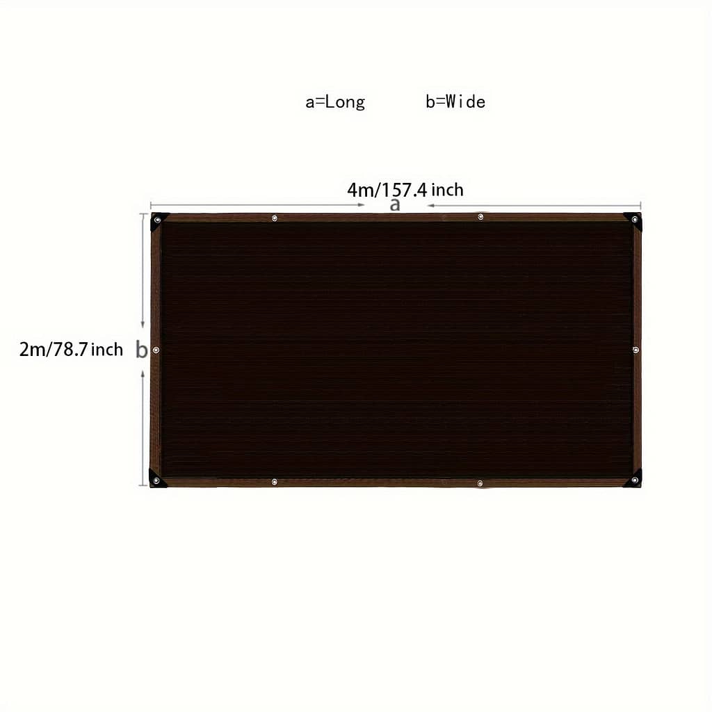 Easy-install Waterproof Black Sun Shade Net With Reinforced Edges – Uv Protection & Heat Insulation, Patio, Deck, Balcony, Rv Camping & Hiking Shop Online at Dubai Trades 2