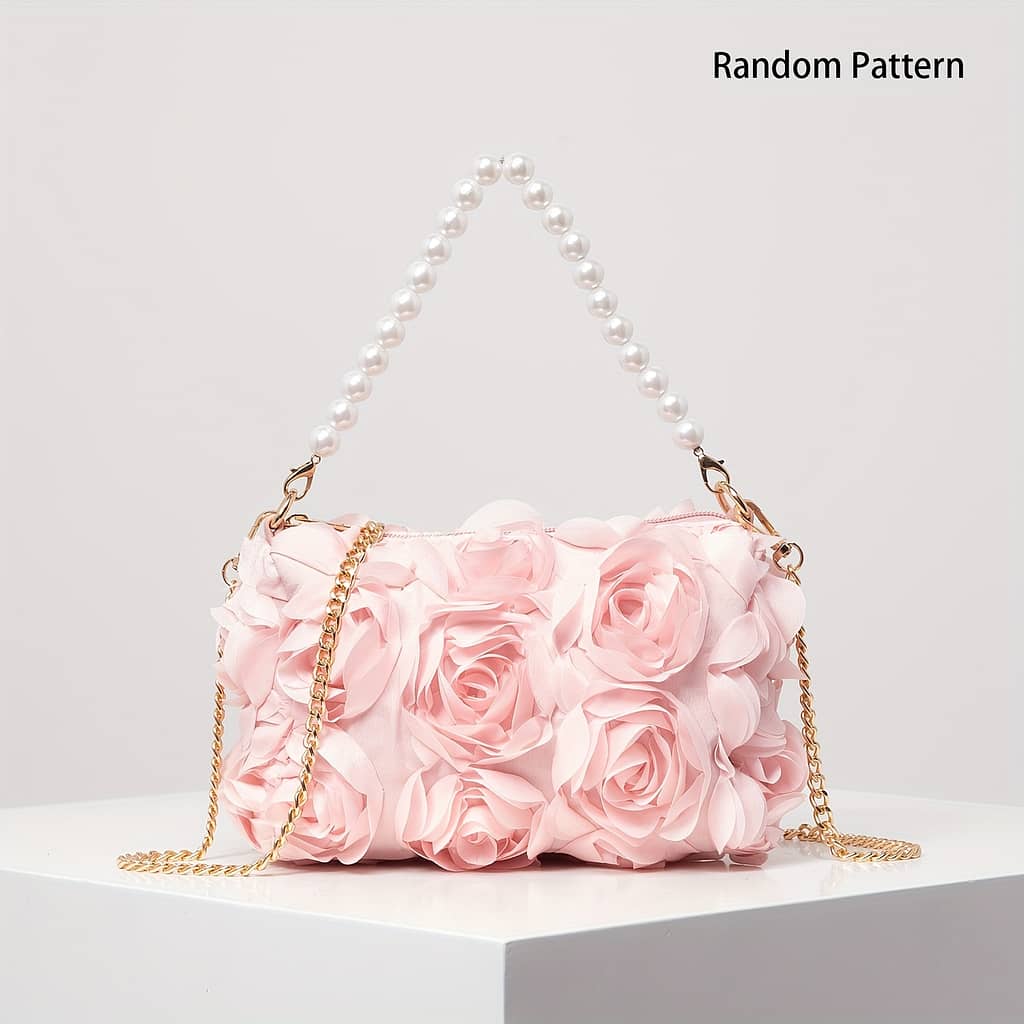 Elegant Shoulder Chain Bag, ‘s Day Handbag Wallet With Beads Decor Strap Clothing, Shoes & Jewelry Shop Online at Dubai Trades 2