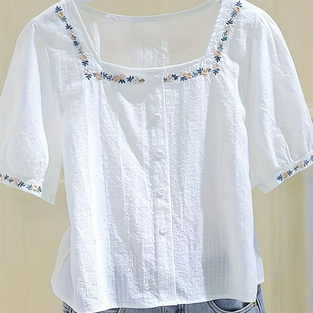 Embroidered Shirt For Women Blouses Shop Online at Dubai Trades 2