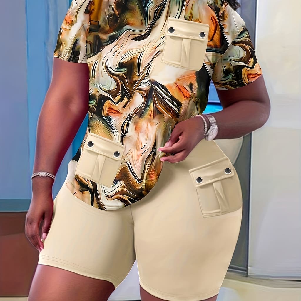 Fade Print Pocket Stitching Suit Clothing Shop Online at Dubai Trades 2