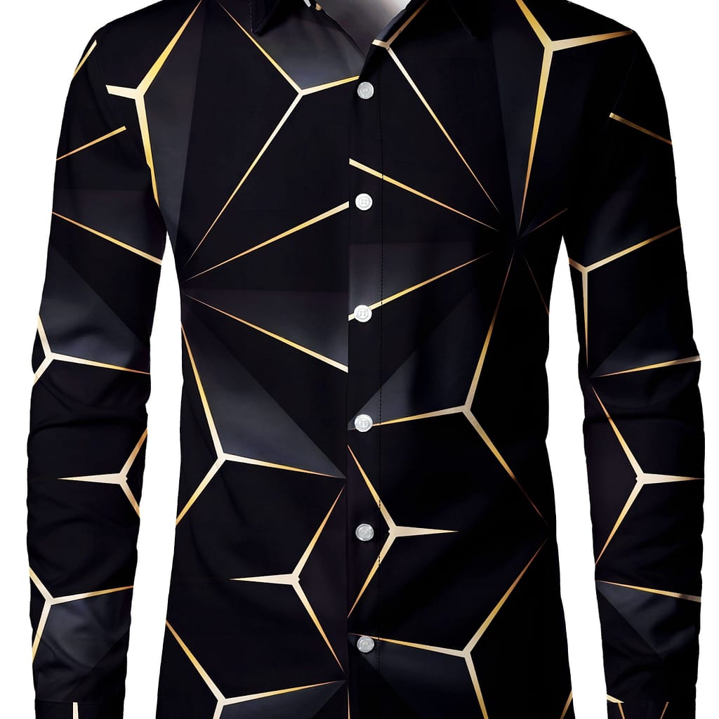 Fashionable And Simple Men’s Long Sleeve Casual Lapel Simple Shirt, Trendy And , Suitable For Dates Celtic & Highland Wear Shop Online at Dubai Trades 2