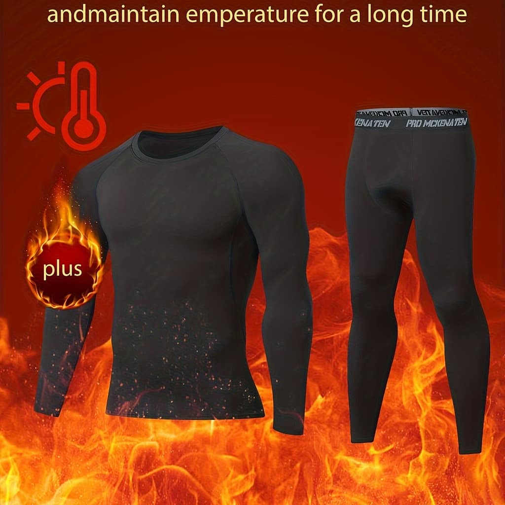 Fleece Two-piece Set European Size Base Layers & Compression Shop Online at Dubai Trades 2