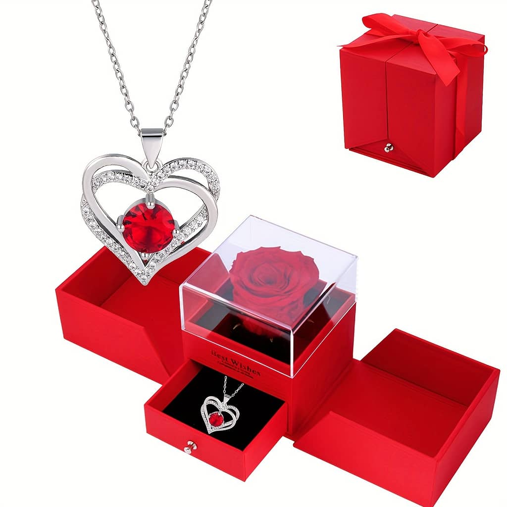 Heart Pendant Necklace, Gift For Love You Jewelry Gift For Mom Wife Lover Daughter Girlfriend Best Friend, Christmas, Valentine’s Day, Anniversary, Mother’s Day, Birthday Gift Clothing, Shoes & Jewelry Shop Online at Dubai Trades 2