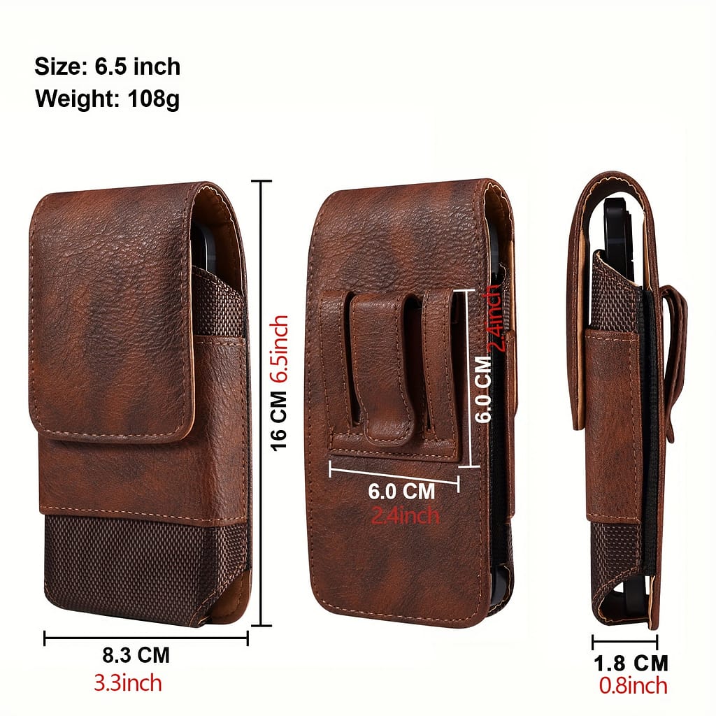 High-grade Cowhide Grain Oxford Pu Phone Case Pouch Waist Belt Holder Holster Bag Clothing, Shoes & Jewelry Shop Online at Dubai Trades 2
