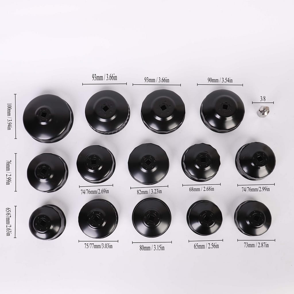 Jx-15pcs/c Bowl Type Oil Filter Plate Wrench Automotive Shop Online at Dubai Trades 2