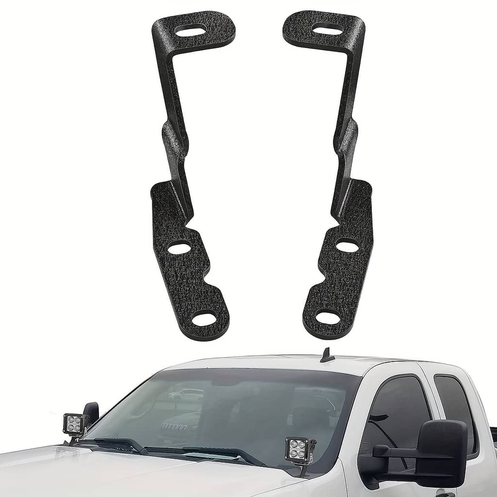 Light Brackets Hood Mount Brackets For Auxiliary Offroad Led Pod Light For 2007-2013 For For Sierra & For For For For Silverado Automotive Shop Online at Dubai Trades 2
