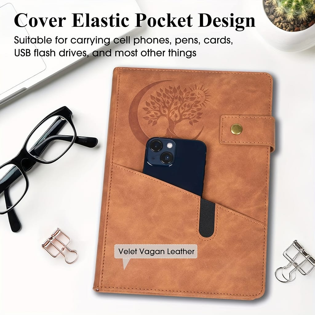 Lined Notebook Journal For Men Women, 200 Pages Thick Journals For Writing, A5 Hardcover Leather Notebook With Pen For Work, Note Taking, School, – College Ruled(new Year Gift) Calendars, Planners & Personal Organizers Shop Online at Dubai Trades 2