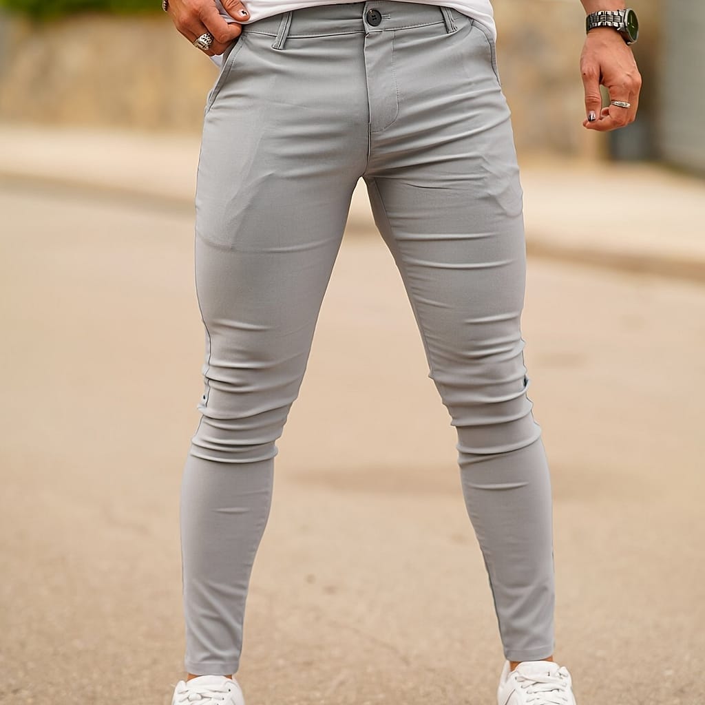 Men’ Pants With Pockets, Casual Breathable Slim Fit Trousers For Outdoor Activities, For Clothing Shop Online at Dubai Trades 2