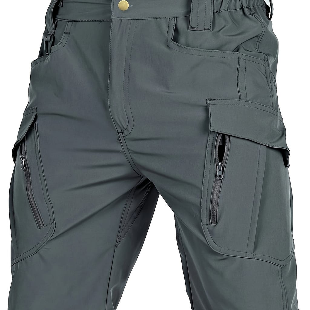 Men’ Slightly Stretch Quick-dry Shorts, Multi-pocket Zippered Cargo Shorts For Summer Outdoor Wear Hiking & Outdoor Recreation Clothing Shop Online at Dubai Trades 2