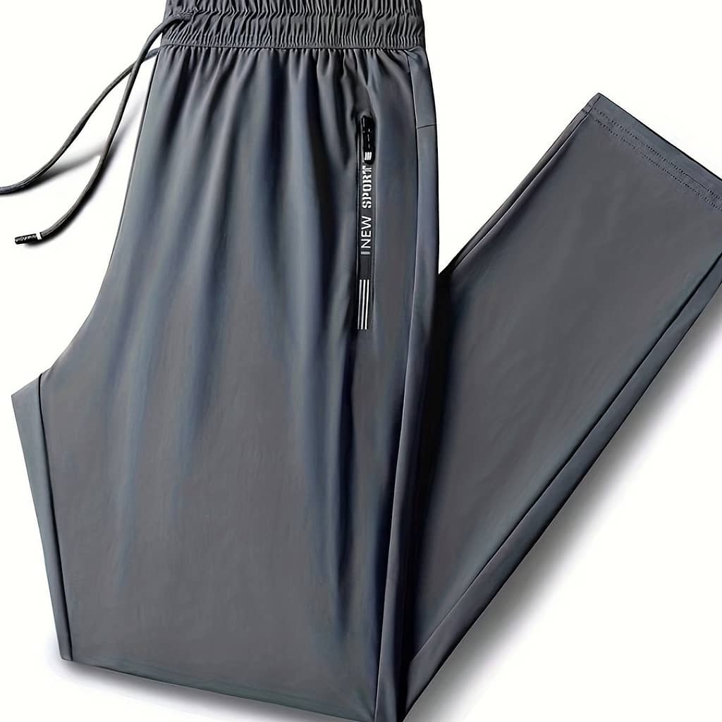 Men’s Activewear Sports Pants, Drawstring Quick Dry Athletic Trousers, Athletic Joggers For Men Summer Autumn Gym Fitness Workout Active Shop Online at Dubai Trades 2