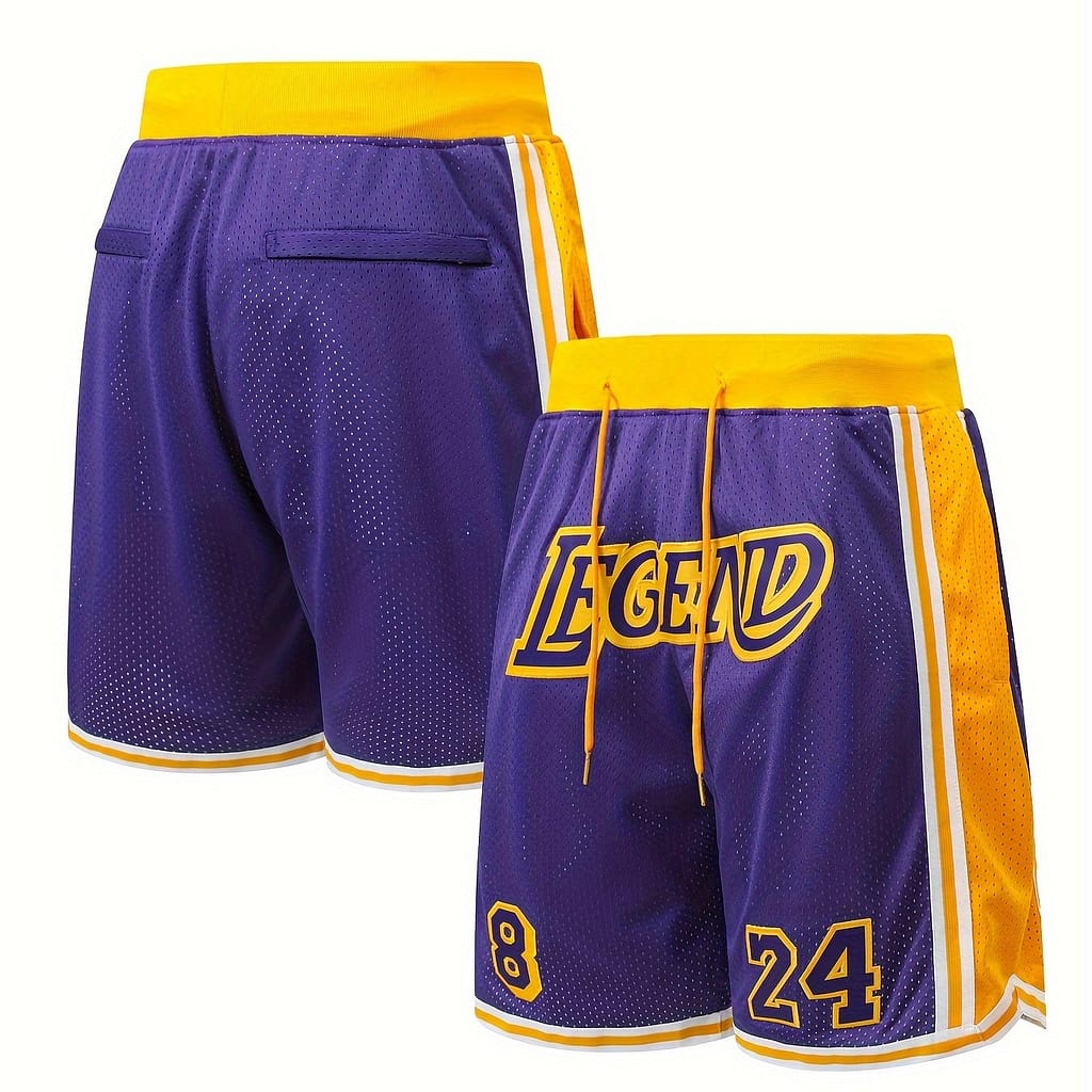 Men’s Breathable Basketball Shorts – Embroidered, Loose Fit For Training & Outdoor Sports, Polyester Basketball Shop Online at Dubai Trades 2