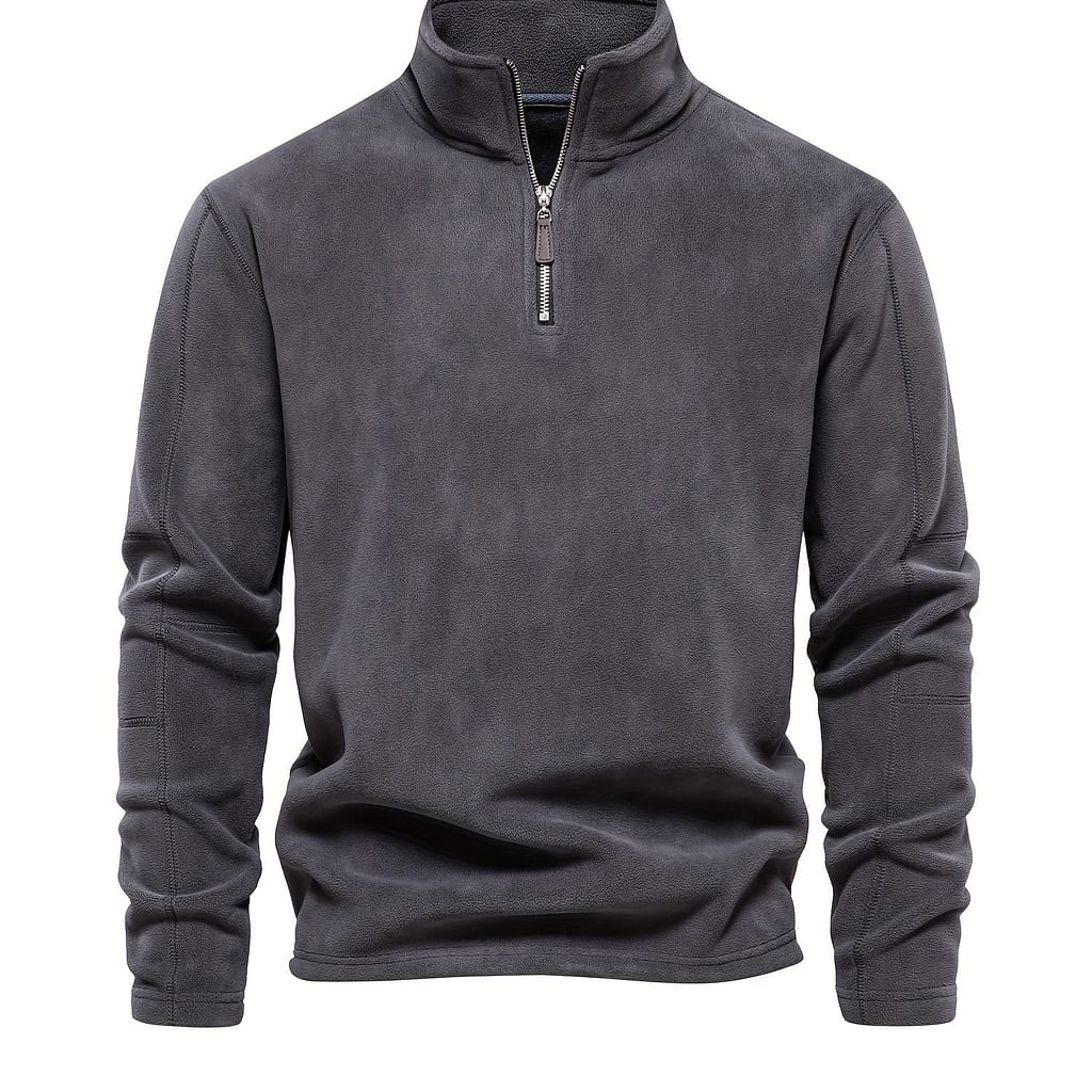 Men’s Corduroy Stand Collar Zip Up V Neck Sweatshirt Pullover For Men Solid Sweatshirts For Winter Fall Long Sleeve Tops Clothing Shop Online at Dubai Trades 2