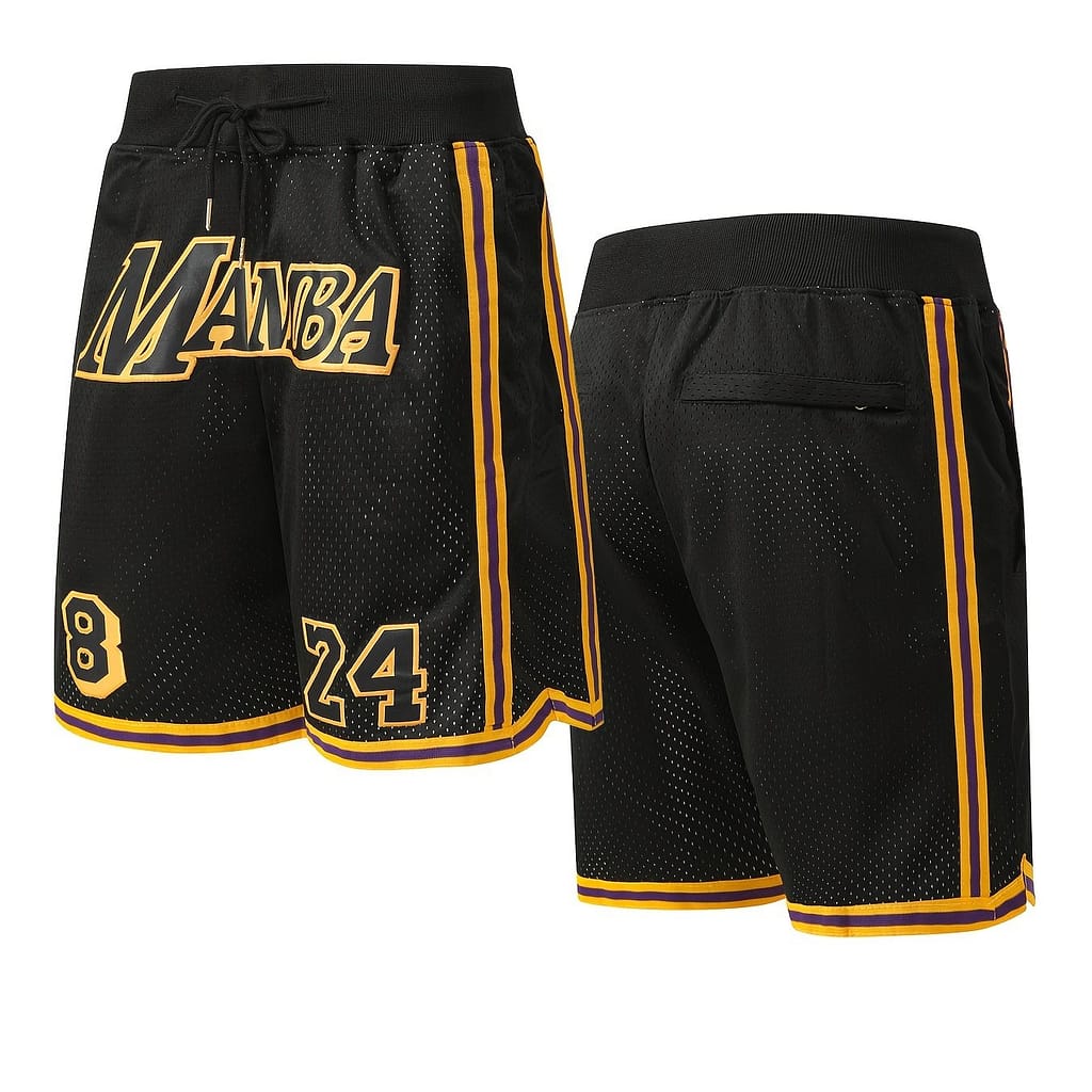 Men’s Embroidered #8/24 Basketball Shorts – Breathable, Loose- Pants With Pockets For Training & Casual Wear, Sizes S-xxxl, Waistband, Sports Pants Basketball Shop Online at Dubai Trades 2
