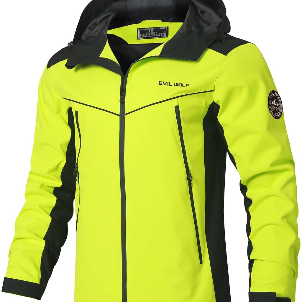 Men’s Hooded Jacket – Casual Mountaineering Coat For Autumn And Winter, Polyester, Color , Outdoor, Clothing Clothing Shop Online at Dubai Trades 2