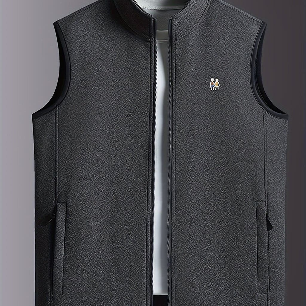 Men’s Lightweight Vest For Spring And Autumn, Suitable For Outdoor Casual Sports, Comfortable And Breathable, Trendy Brand For Outerwear Without Inner Lining. Clothing Shop Online at Dubai Trades 2
