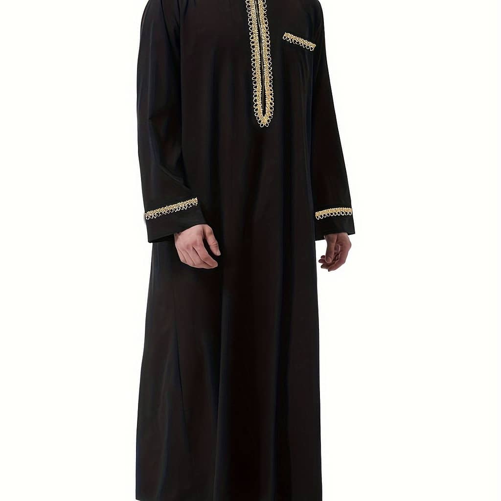 Ramadan Men’s Saudi Arabic Thobe, Dishdasha Long Sleeve, Kandora Ramadan Clothing, Ramadan, Eid Al Adha Clothing, Shoes & Jewelry Shop Online at Dubai Trades 2