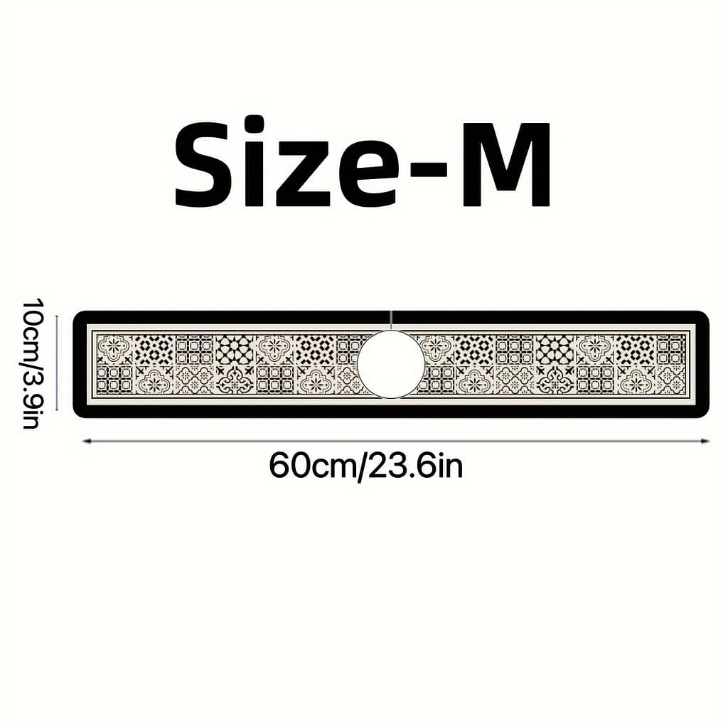 Retro Kitchen Sink Splash Guard Faucet Mat, 3 Sizes, 1pc Dish Drying Mats Shop Online at Dubai Trades 2