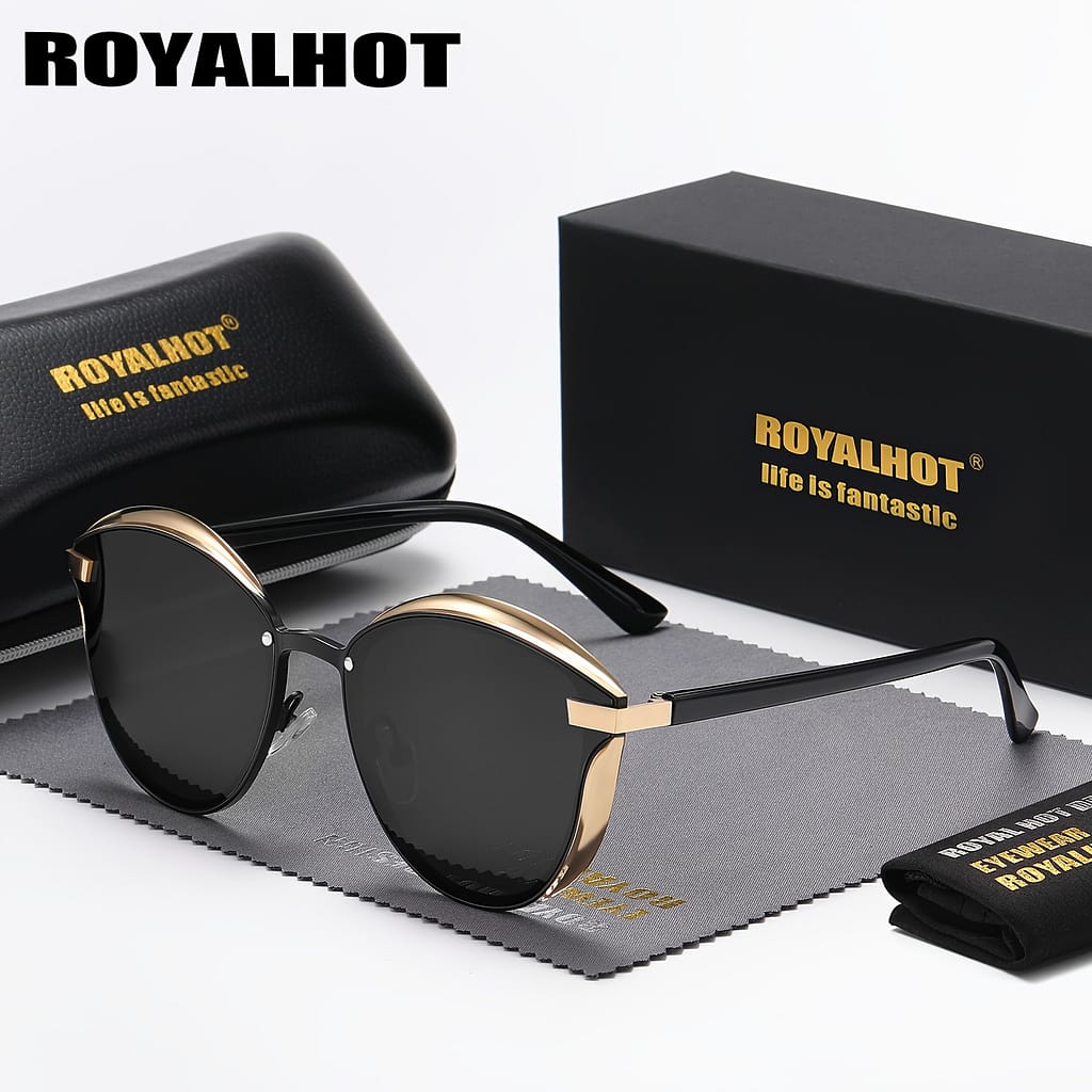 Royalhot Polarized Glasses For , Alloy Oval Frame, Abs Lens, Metal & Acetate, , Daily Leisure, Case Included, Uv Protection Eyewear – 900123 Accessories Shop Online at Dubai Trades 2