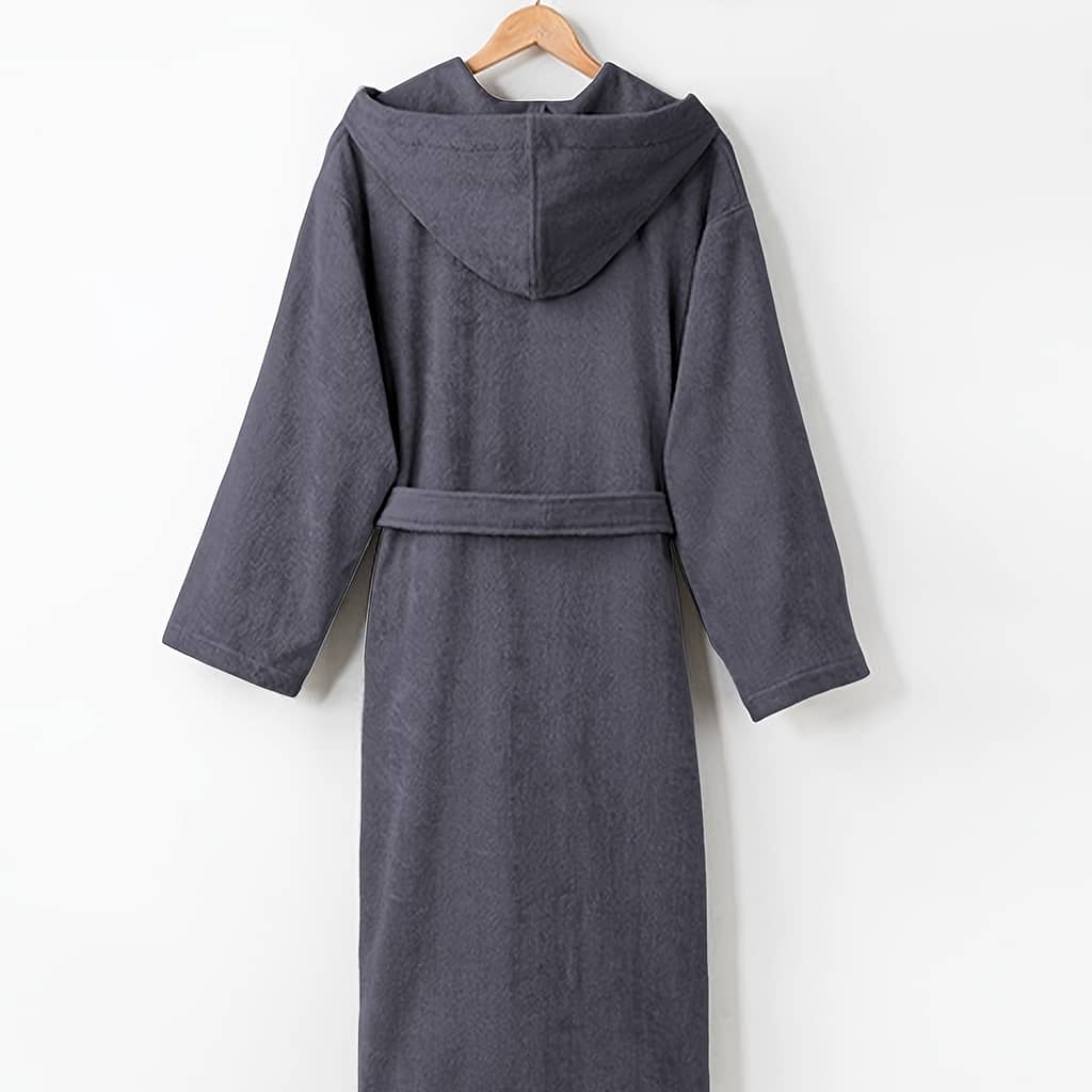Soft & Absorbent Long-sleeve Bathrobe – Cozy, Warm Hooded Loungewear For Men And Women, Home, Beach, Swimming, And Gifts, , Sleepwear Clothing Shop Online at Dubai Trades 2