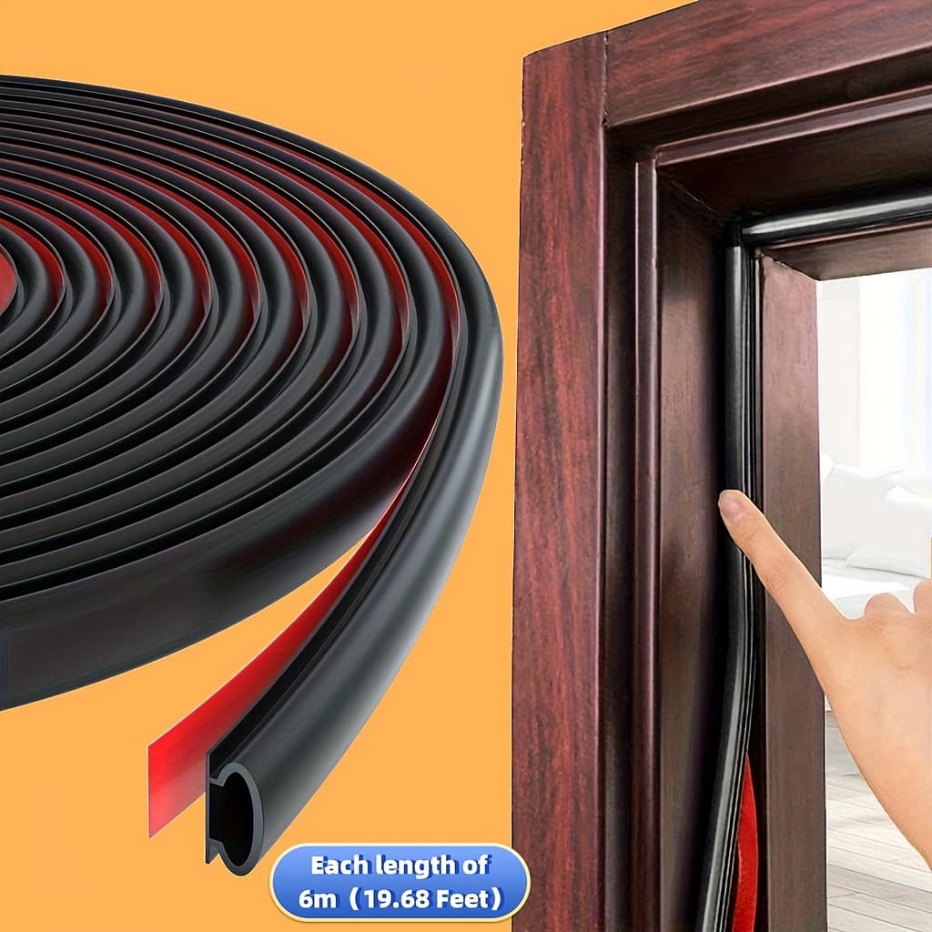 Stripping Strip For /, -adhesive Weatherstrip Soundproofing For Commercial Use //brown 10m/19.68 Feet Business, Industry & Science Shop Online at Dubai Trades 2