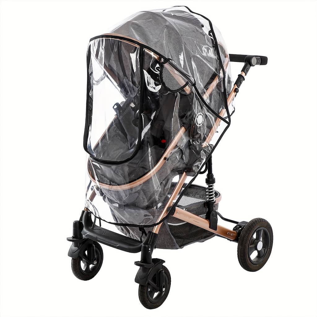 Stroller Rain Cover, Universal Stroller Accessory, Waterproof, Windproof Protection, Protection Snow, Travel Weather Accessories Shop Online at Dubai Trades 2