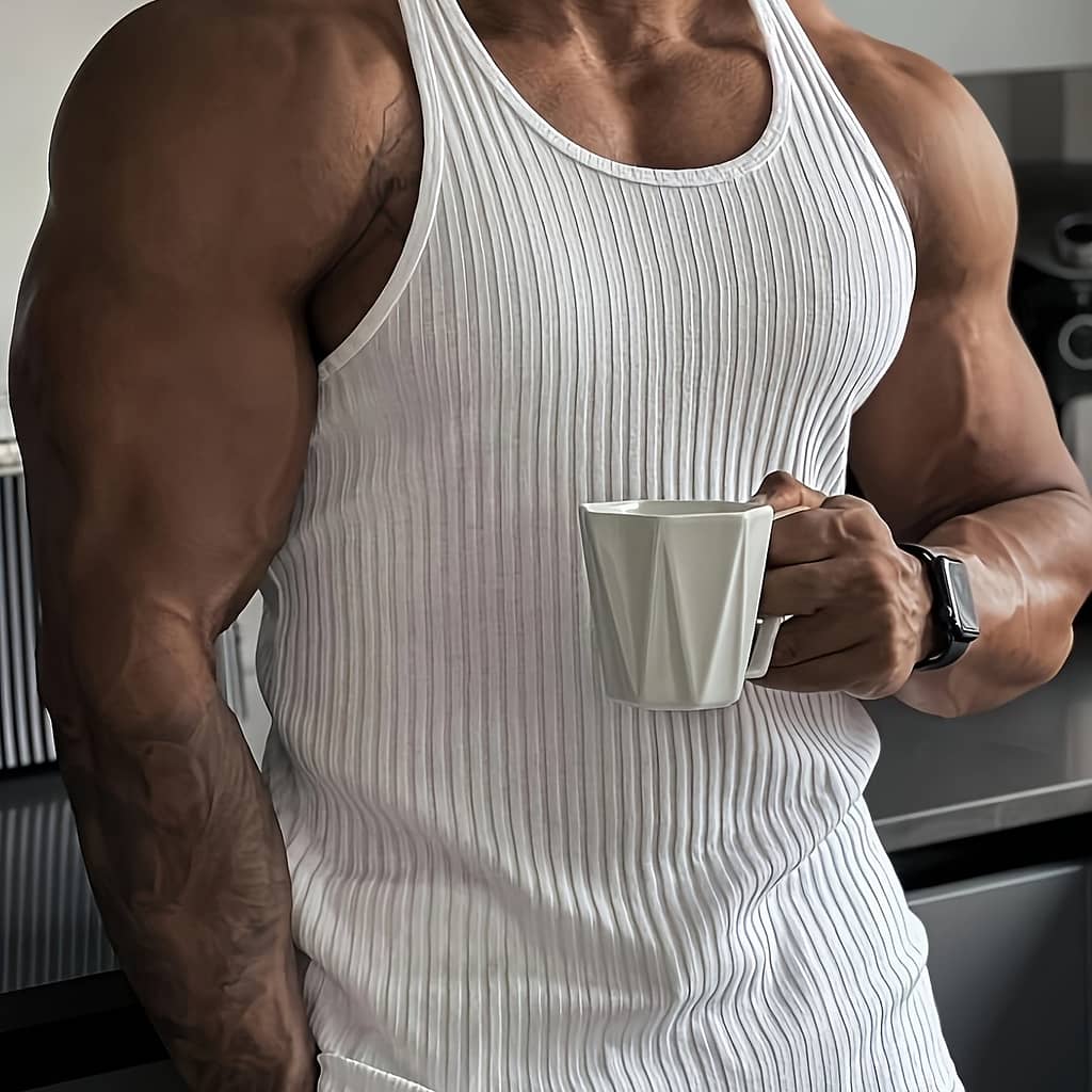 Summer Men’s Quick Dry Moisture-wicking Breathable Tank Tops, Bodybuilding Sports Sleeveless Shirts, For Running Training, Men’s Clothing Clothing Shop Online at Dubai Trades 2