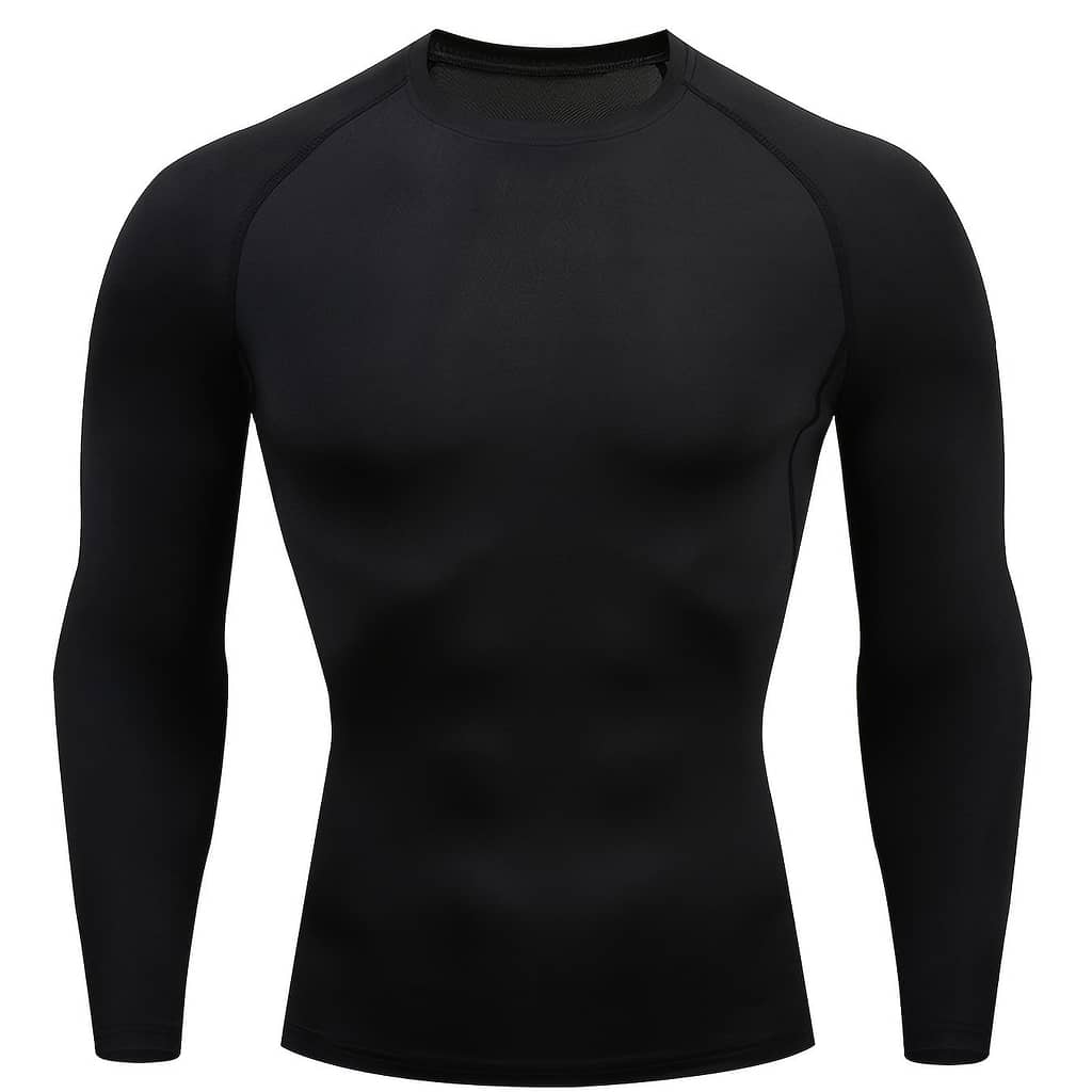 Men’s Shirts: Get With Long Sleeve Athletic Workout Tops! Base Layers & Compression Shop Online at Dubai Trades 2