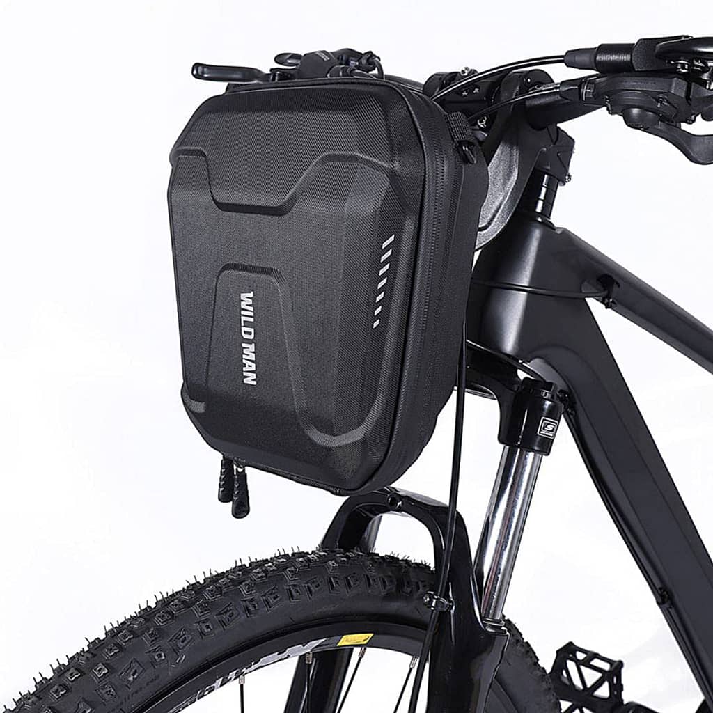 Wild For Man Quick Release 3l Hard Shell Scooter Storage Bag Kick Scooter Folding Bike Handlebar Bag Mtb Bike Travel Cases Shop Online at Dubai Trades 2