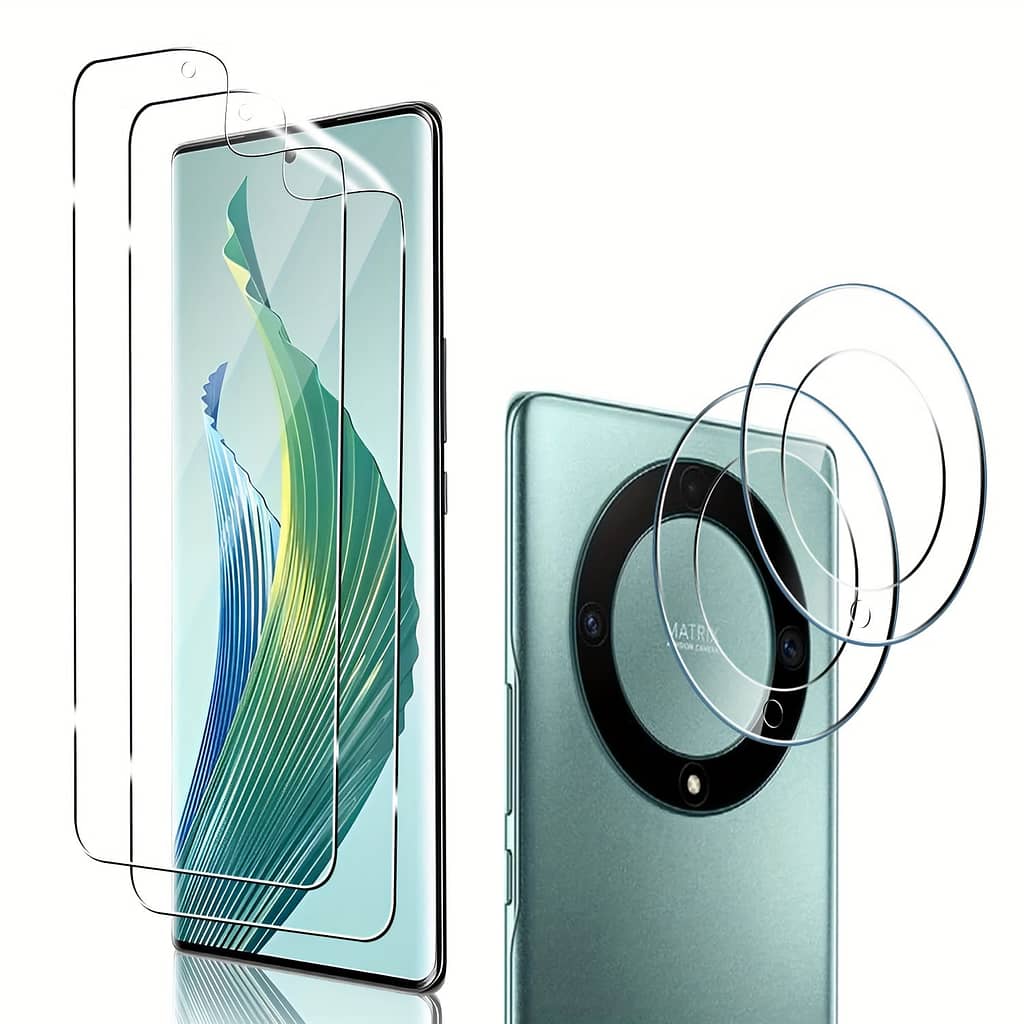 Tempered Glass Screen Protector For Magic 5 Lite 5g [2+2pcs], 9h Hardness, Anti-scratch, , Tempered Glass, Tpu Screen Protector Accessories Shop Online at Dubai Trades 2