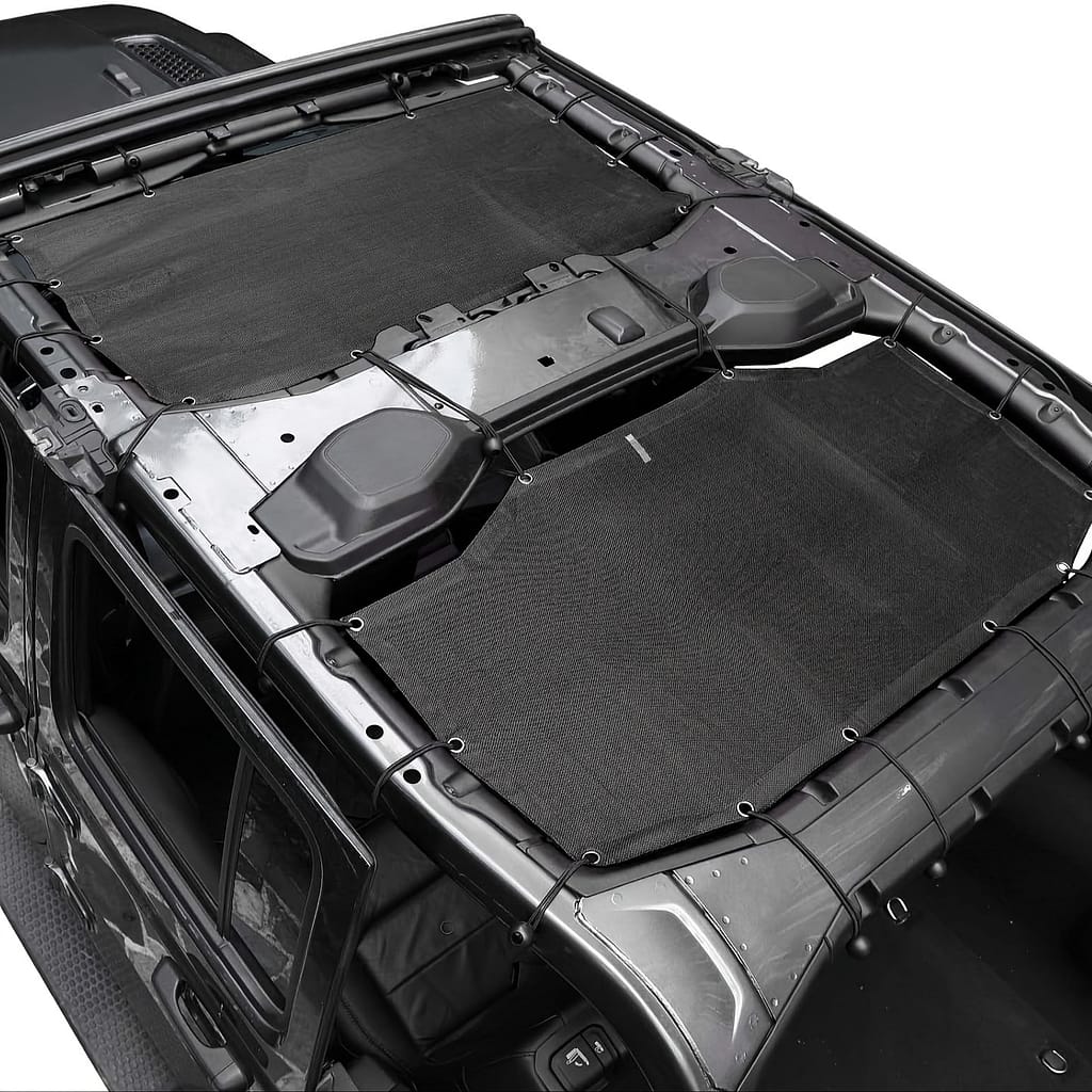 Top, Sun Shade , Uv Blocker For 2018 2019 2020 2021 2023+ For For Wrangler Jl Jlu 4 , Front And Rear 2 , Polyester Automotive Shop Online at Dubai Trades 2