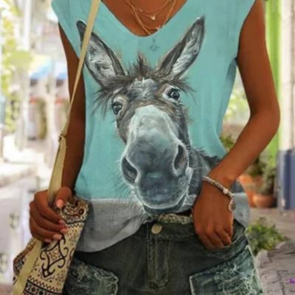 V Neck Top, Casual Sleeveless Top For , Women’s Clothing Clothing Shop Online at Dubai Trades 2