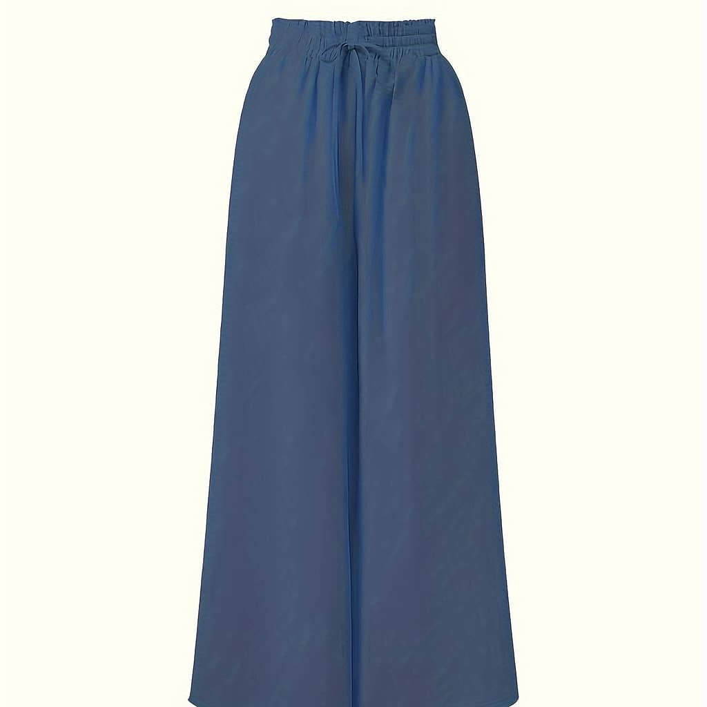 Waist Wide Leg Tied Pants, Casual Loose Pants For , Women’s Clothing Clothing Shop Online at Dubai Trades 2